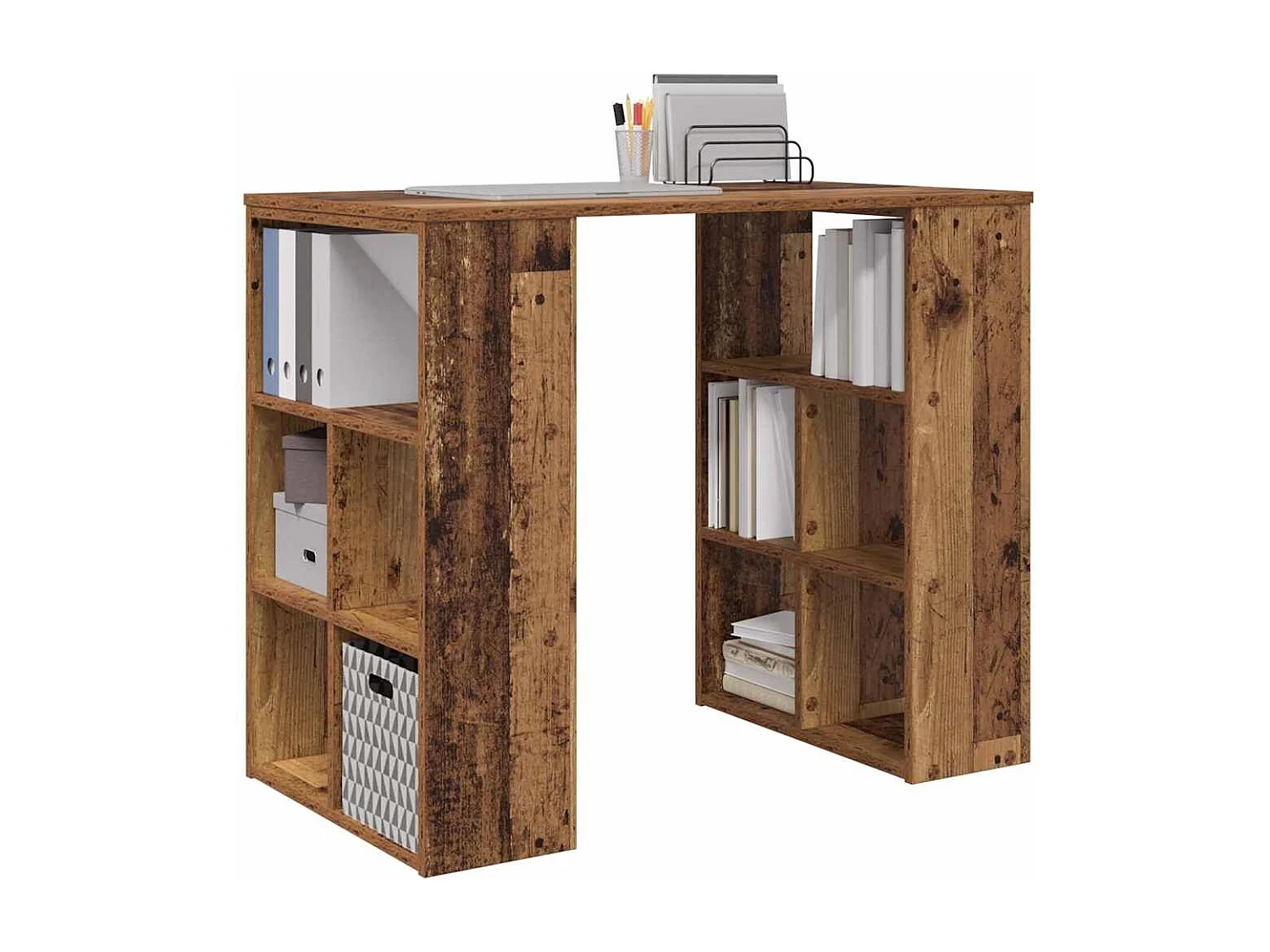 Bureau Bois Ancien 90 x 50 x 75 cm Bois d'ingénierie