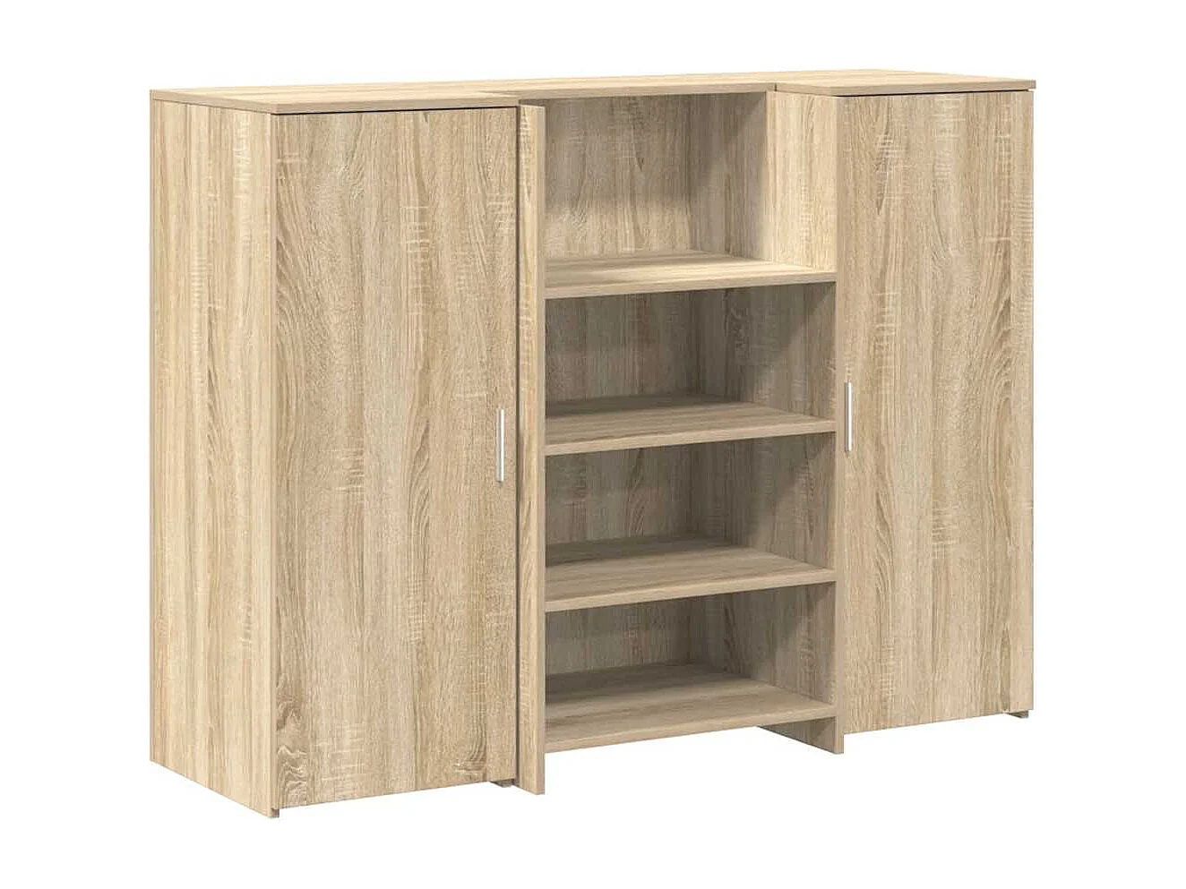 Mostrador de recepción roble sonoma 135x50x103,5 cm