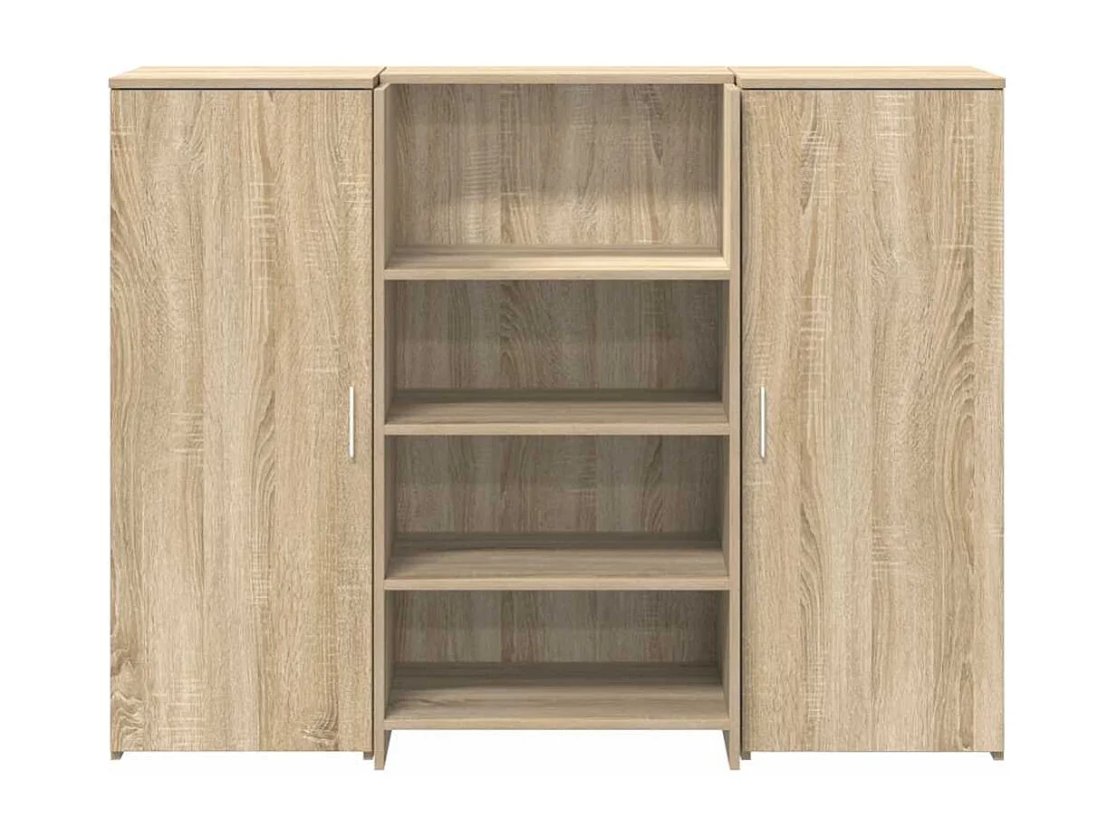 Mostrador de recepción roble sonoma 135x50x103,5 cm