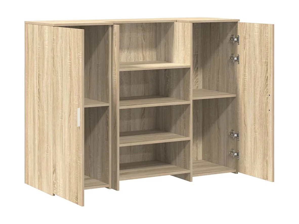 Mostrador de recepción roble sonoma 135x50x103,5 cm