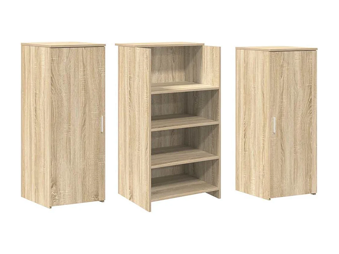 Mostrador de recepción roble sonoma 135x50x103,5 cm