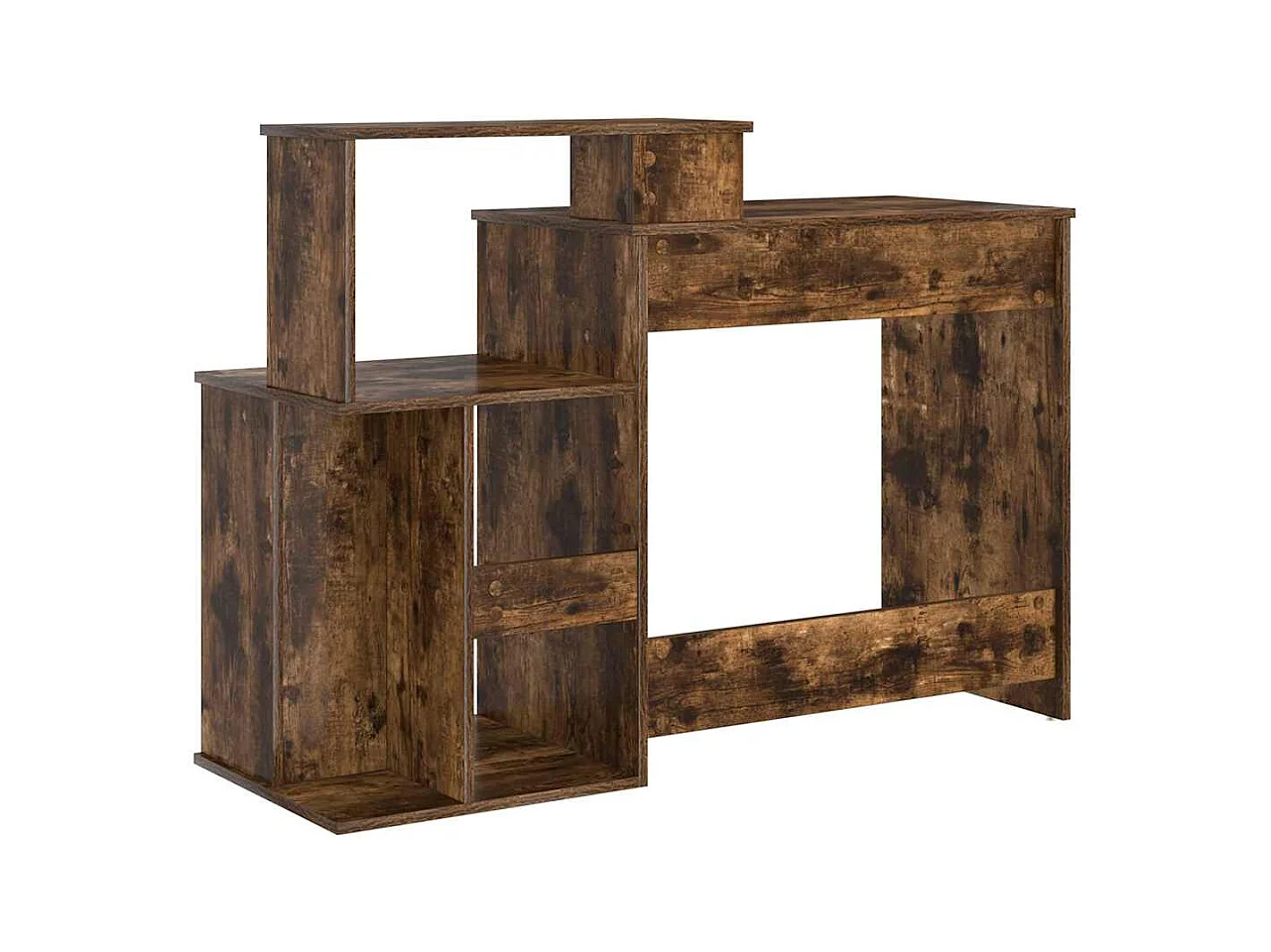 Bureau avec Rangement Chêne fumé 120.5 x 44 x 88.5 cm