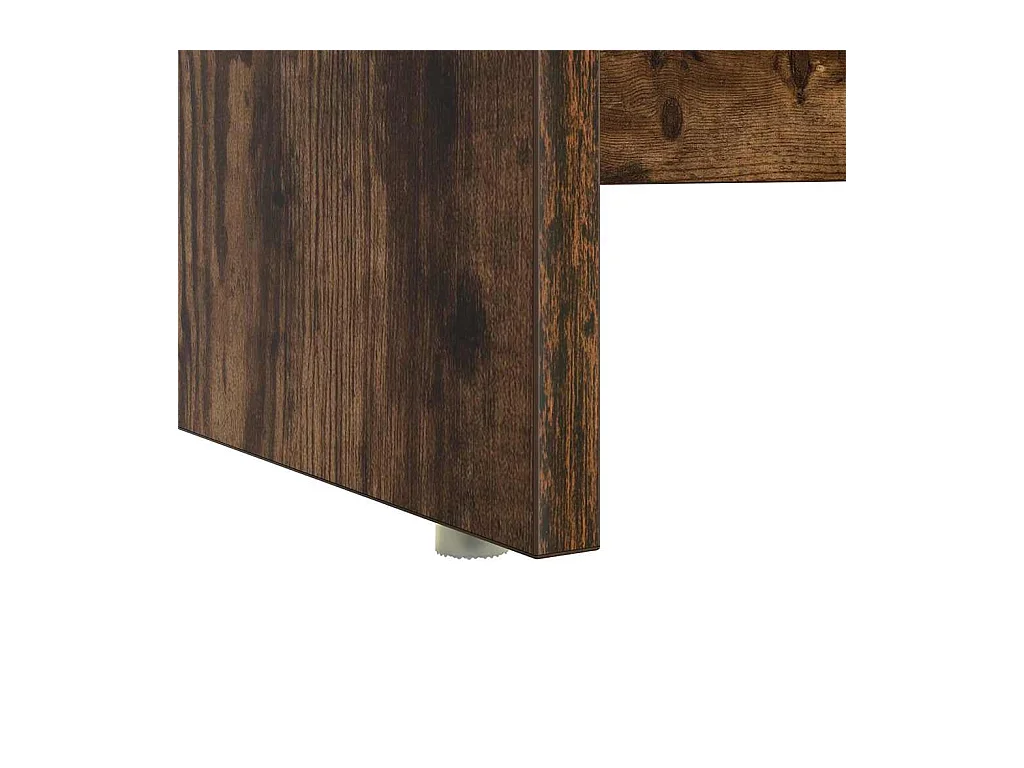 Bureau avec Rangement Chêne fumé 120.5 x 44 x 88.5 cm