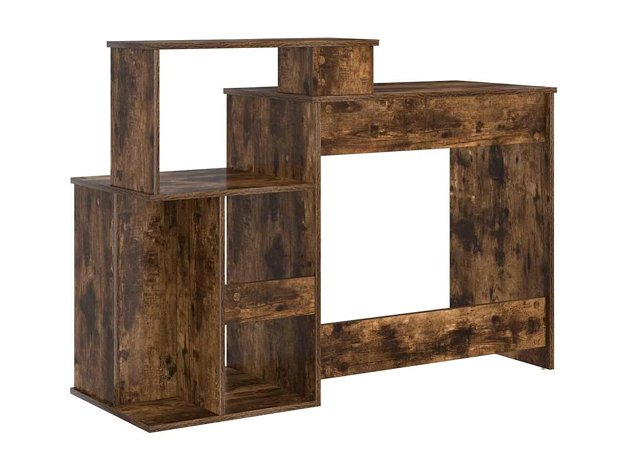 Bureau avec Rangement Chêne fumé 120.5 x 44 x 88.5 cm