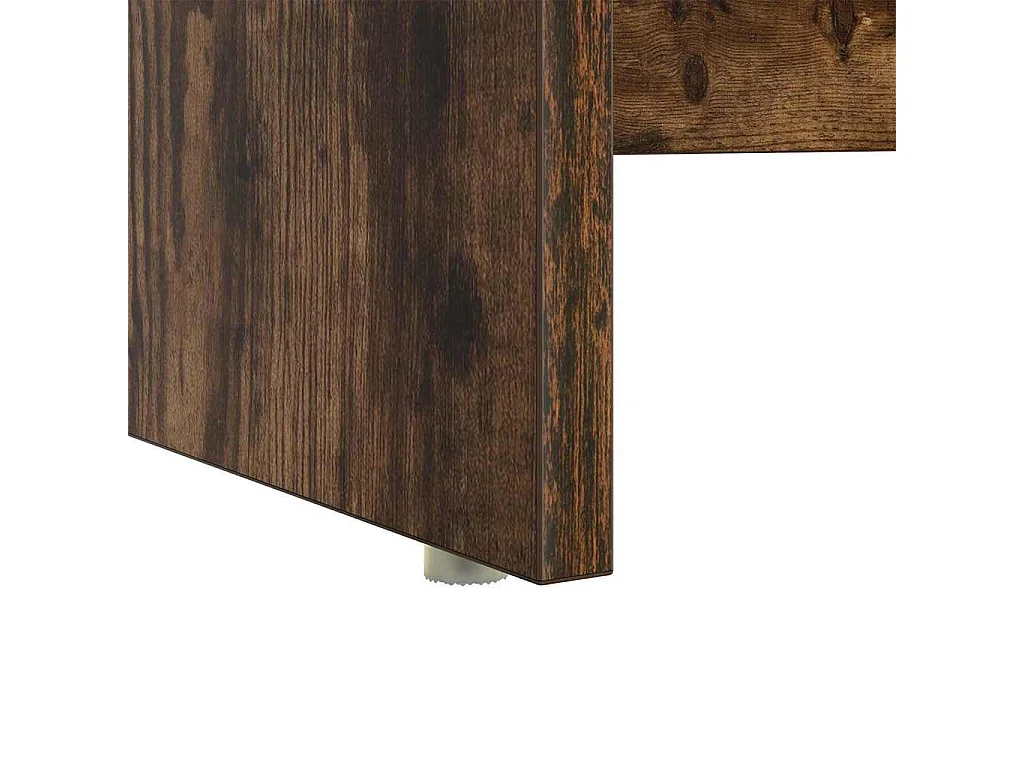 Bureau avec Rangement Chêne fumé 120.5 x 44 x 88.5 cm