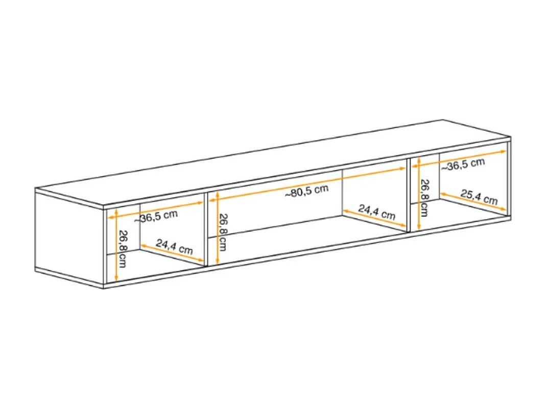 Vitrine horizontale FLY – 1 porte partiellement vitrée avec LED – Chêne clair