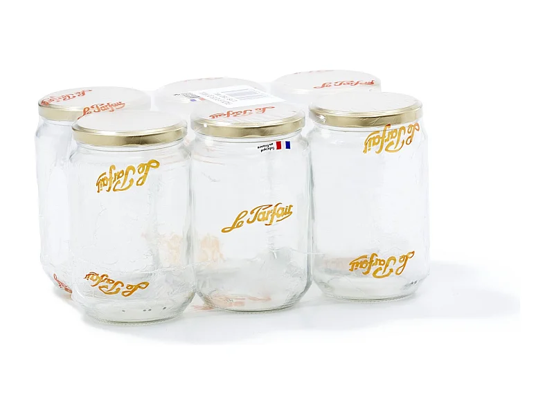 Le Parfait - Pack 6 Pots A Miel 750ml Diametre 82
