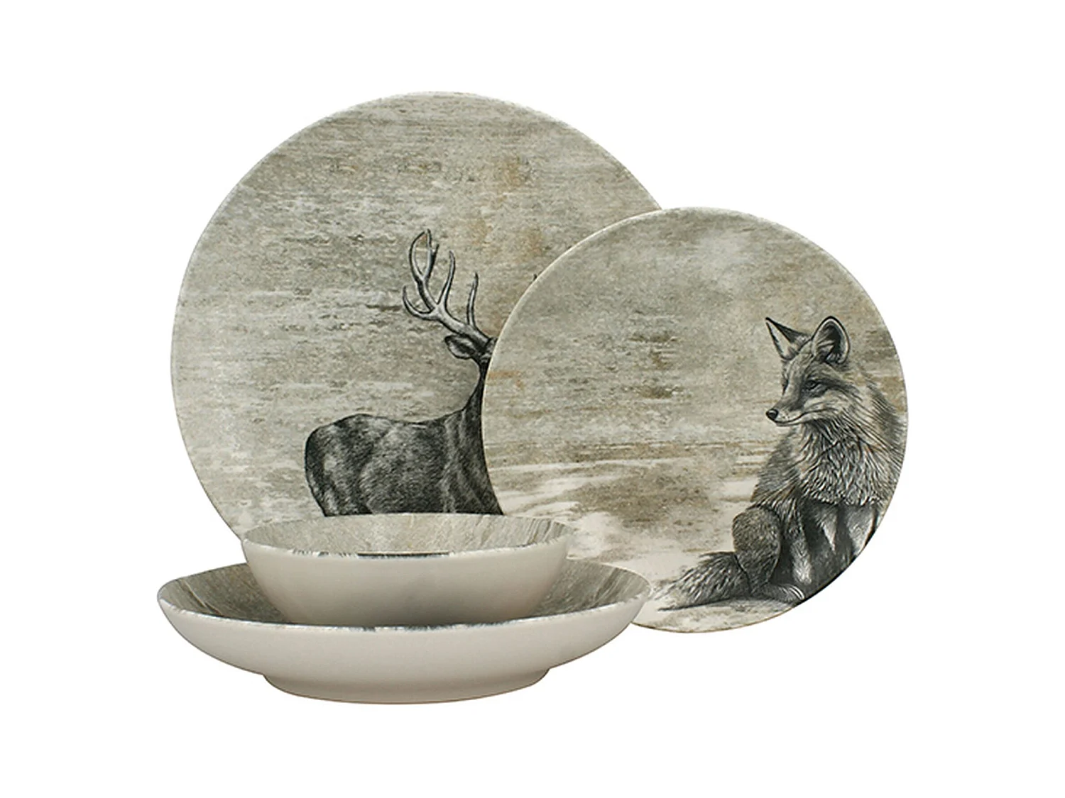 Novastyl - Lot 48 Assiettes Lachat En Porcelaine