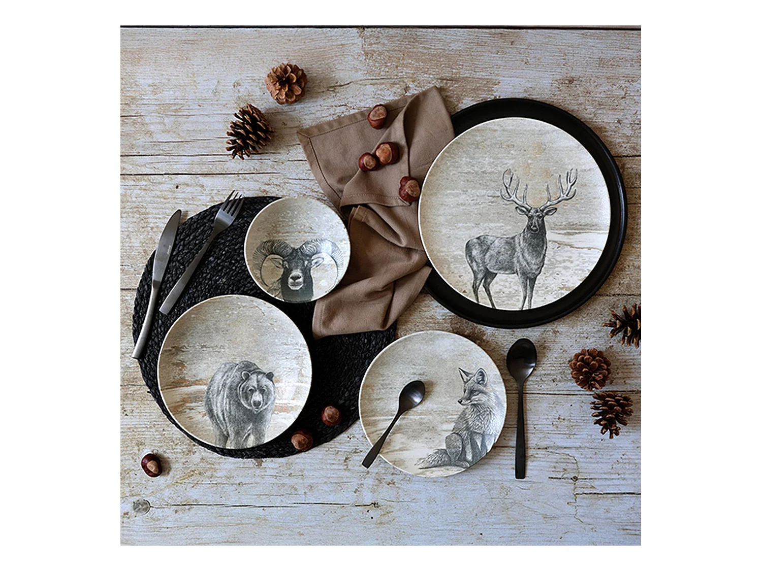 Novastyl - Lot 48 Assiettes Lachat En Porcelaine