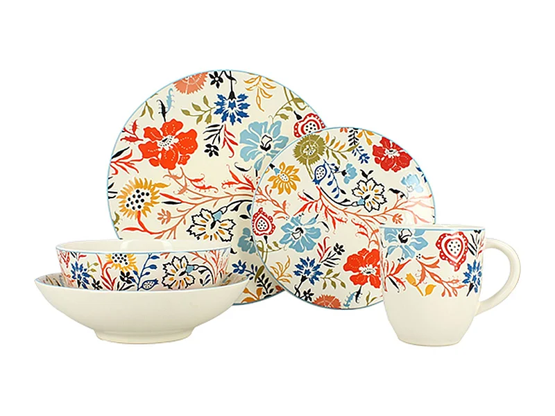 Novastyl - Lot 60 Pieces Jaipur En Gres