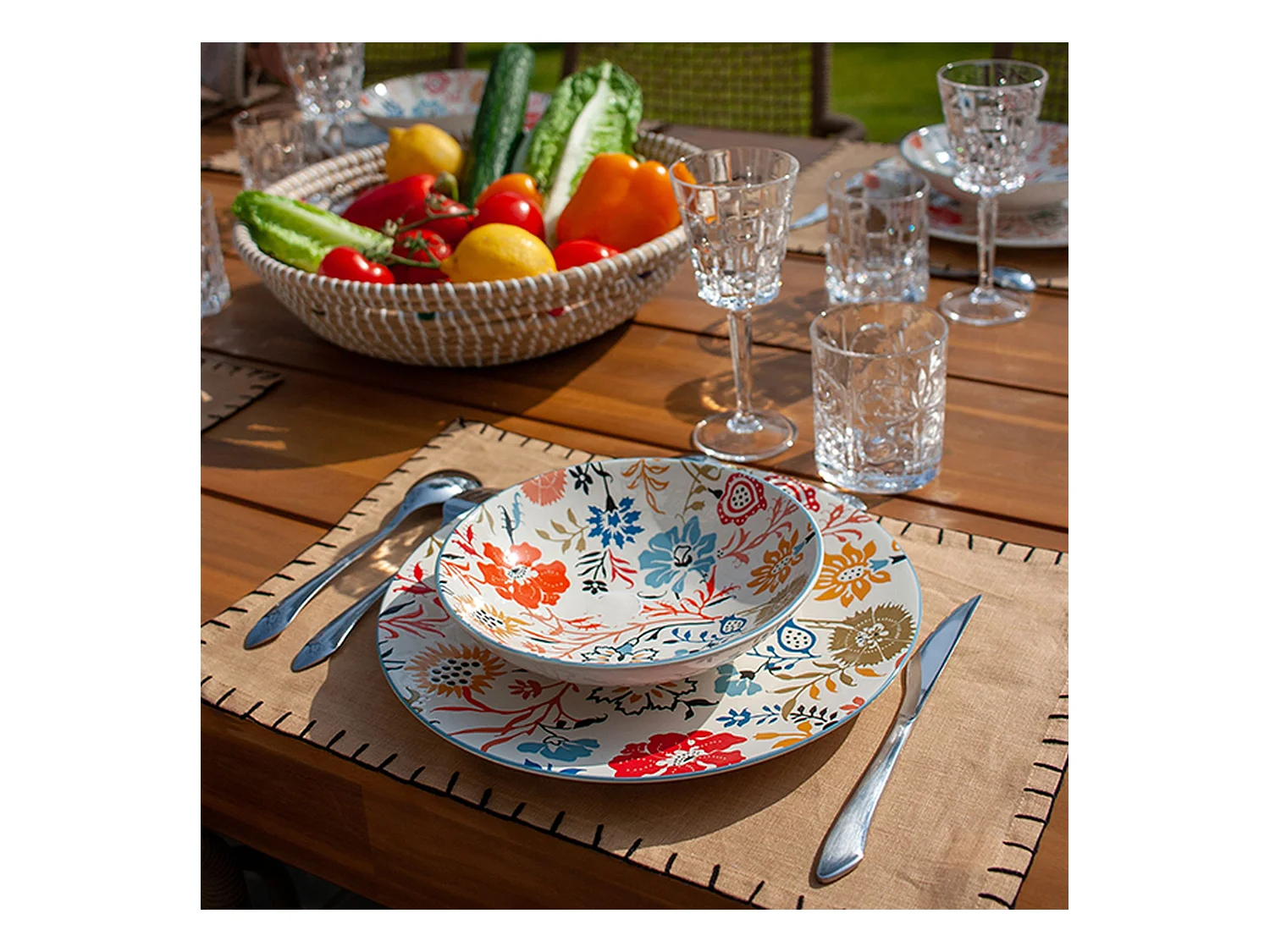 Novastyl - Lot 60 Pieces Jaipur En Gres