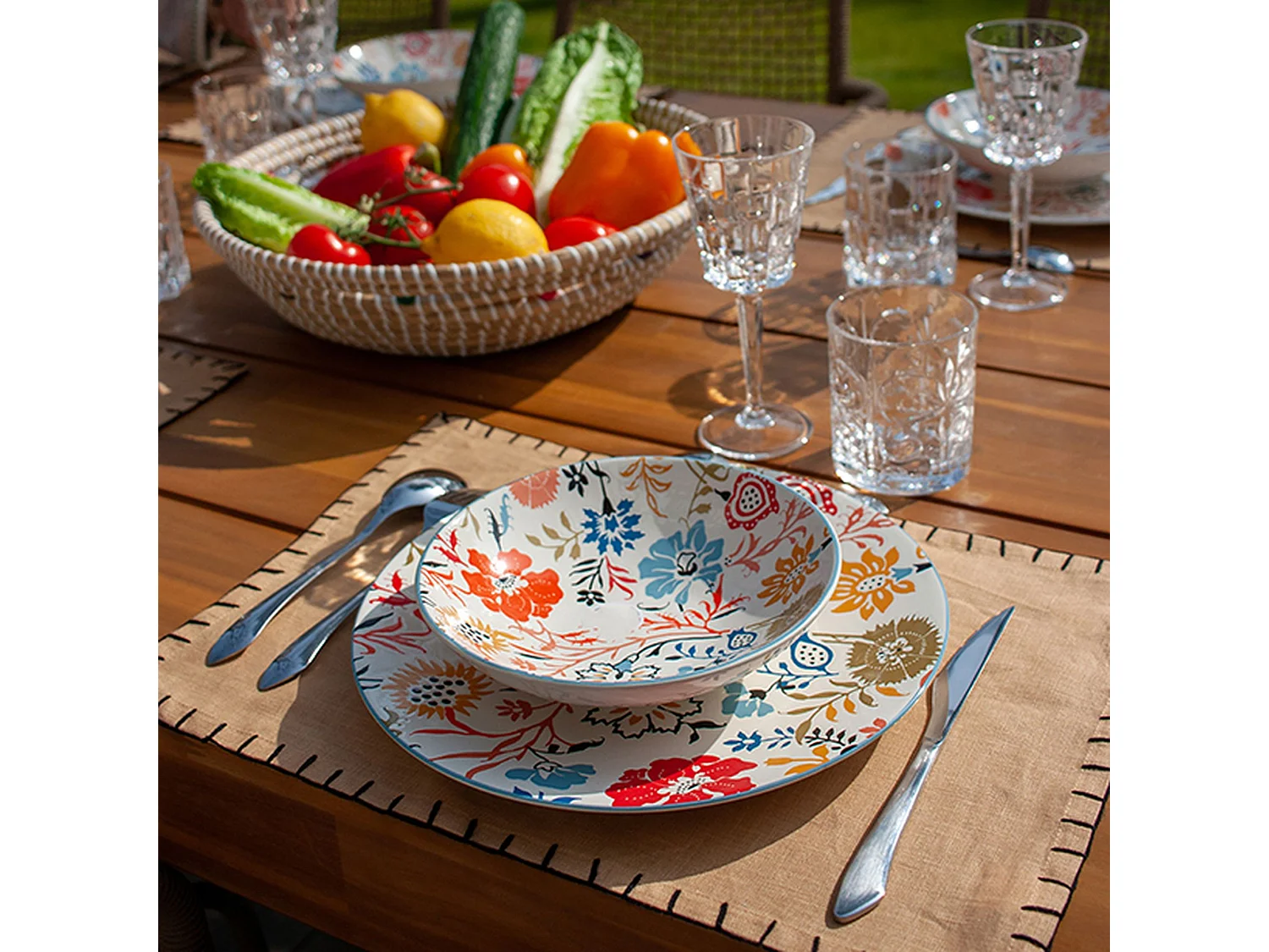 Novastyl - Lot 60 Pieces Jaipur En Gres