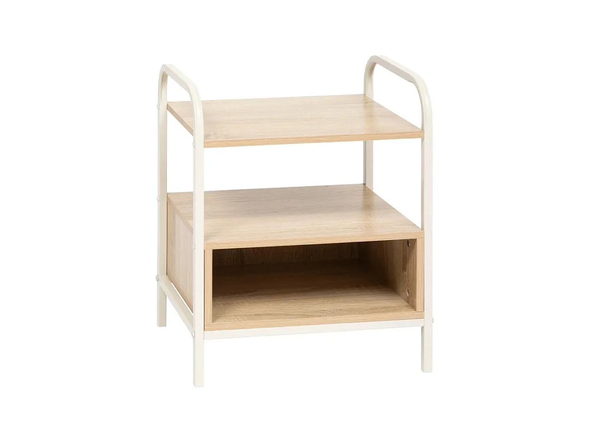 Chevet 1 tablette 1 niche Curvy beige 5five