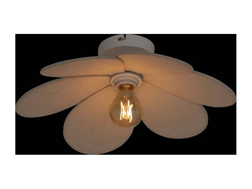 Applique Murale en Lin "Naya" 40cm Beige