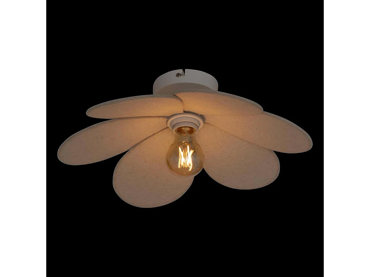 Applique Murale en Lin "Naya" 40cm Beige