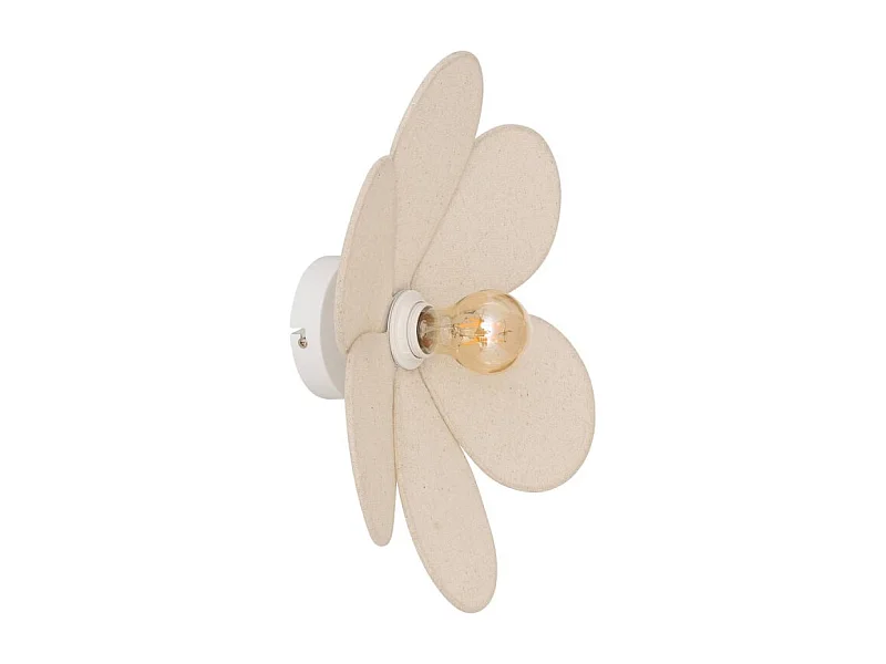 Applique Murale en Lin "Naya" 40cm Beige