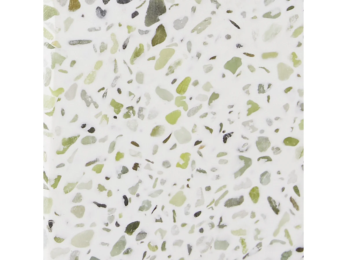 Set salle de bain terrazzo 2 pièces porte-savon vert