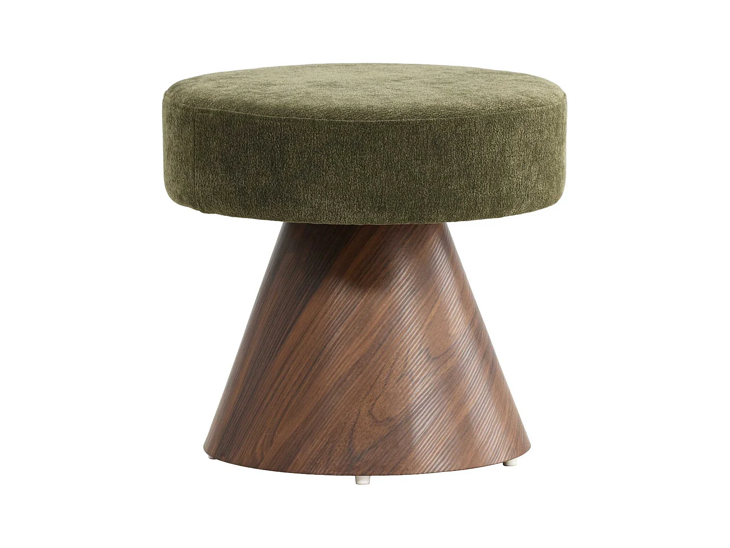 Pouf en MDF et tissu 48 x 45 cm Lanzo