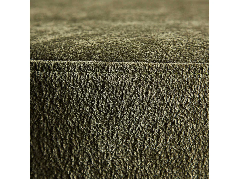 Pouf Design "Lanzo" 48cm Vert & Moka