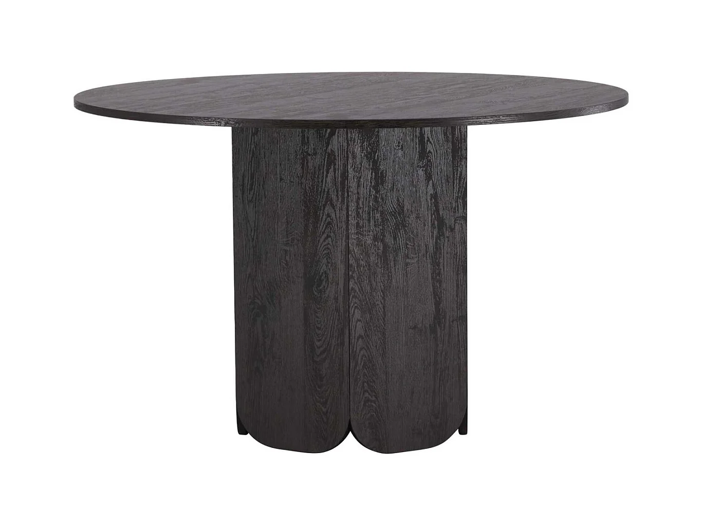 Table à Manger Ronde "Tekla" 120cm Noir