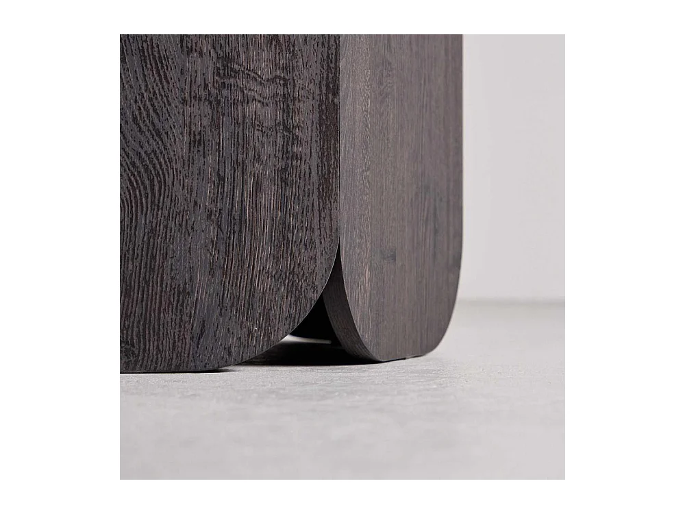 Table à Manger Ronde "Tekla" 120cm Noir