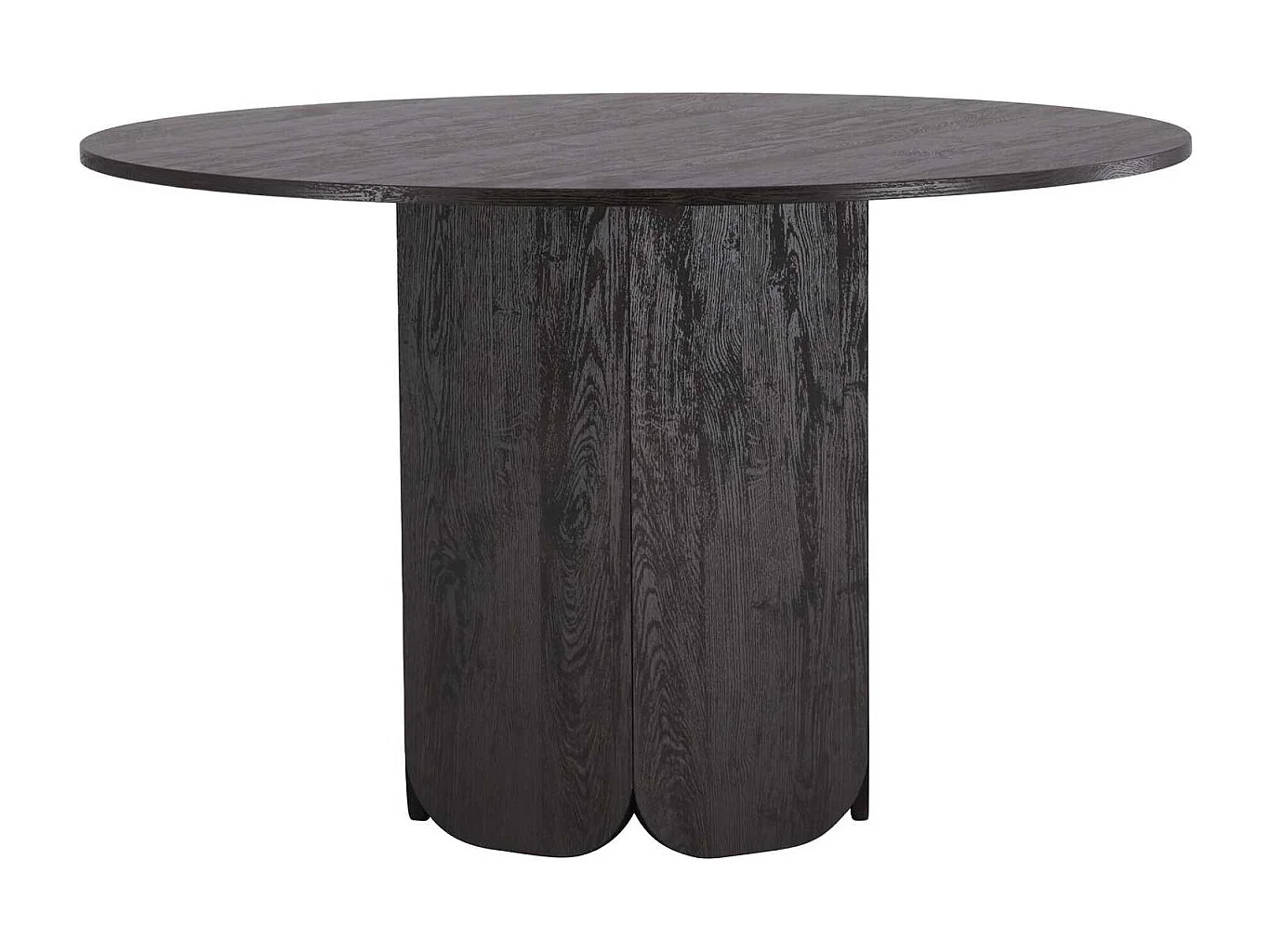 Table à Manger Ronde "Tekla" 120cm Noir