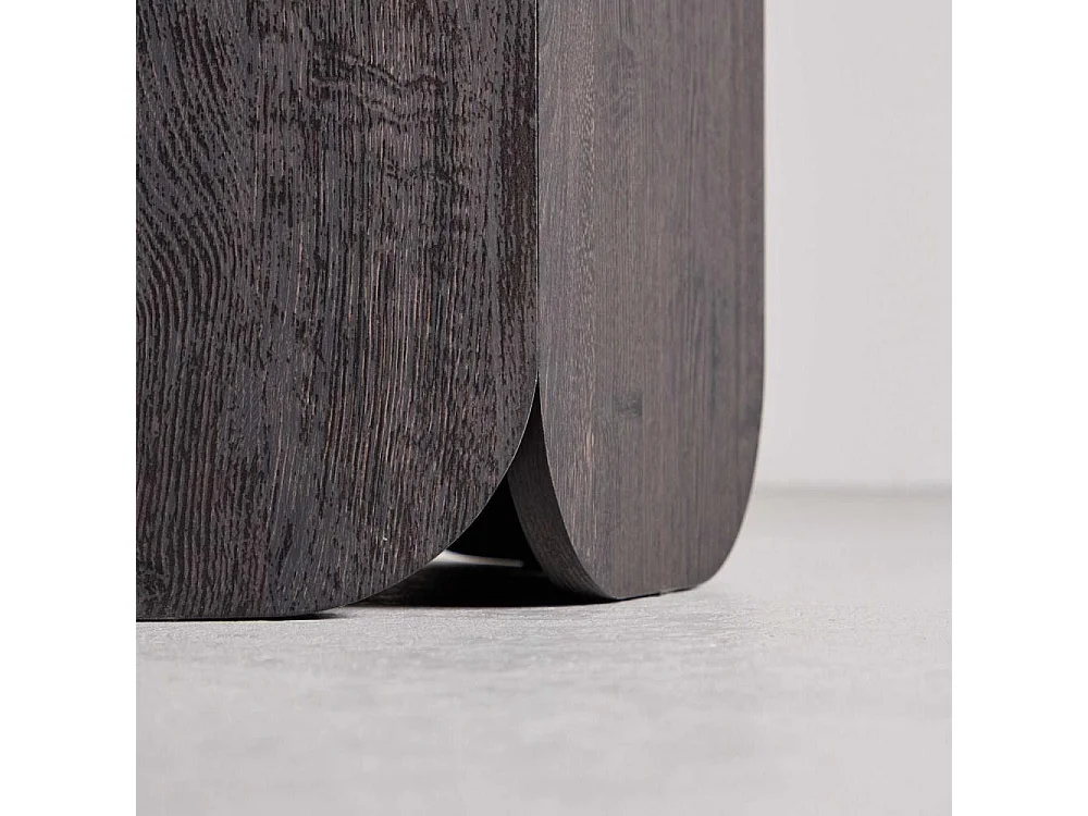 Table à Manger Ronde "Tekla" 120cm Noir