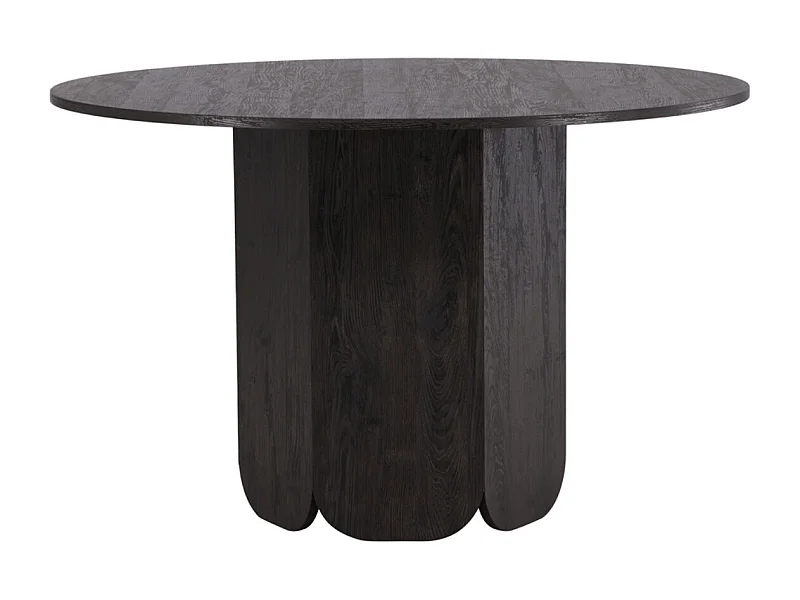 Table à Manger Ronde "Tekla" 120cm Noir