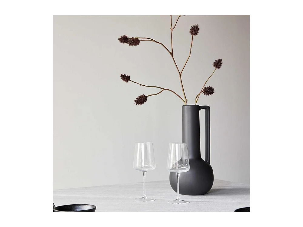 Table de Repas Effet Pierre "Cael" 120cm Gris & Moka