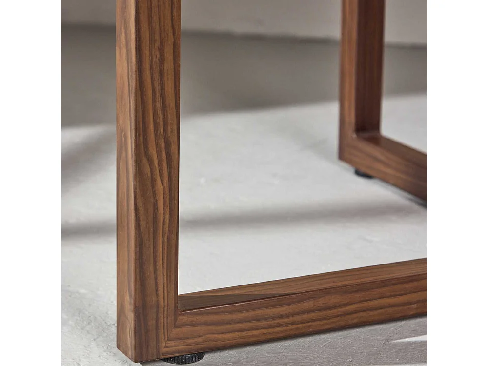 Table à Manger Ronde "Durango" 120cm Noyer