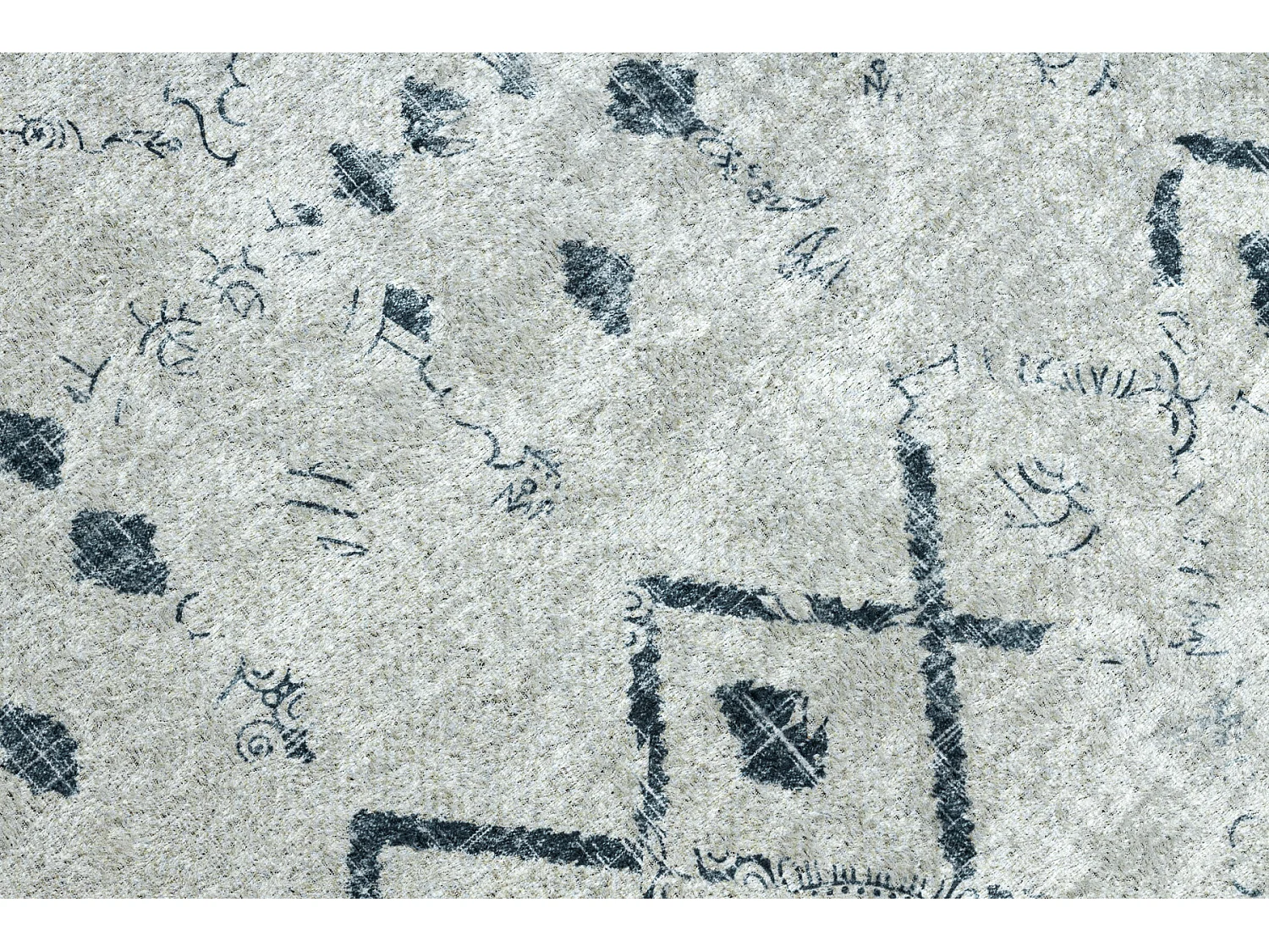 PASSATOIA gommata LOTUS OASIS 43570 Boho beige lavabile 80x750 cm