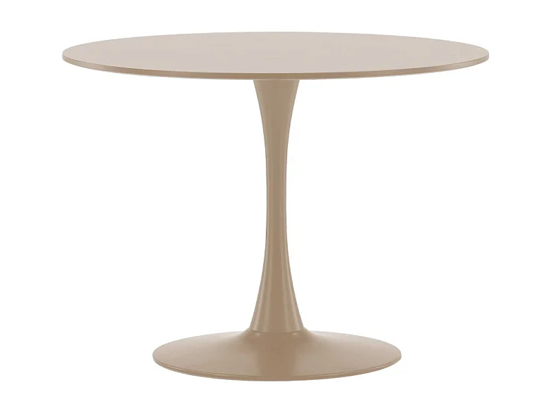 Table à Manger Ronde "Glade" 100cm Beige