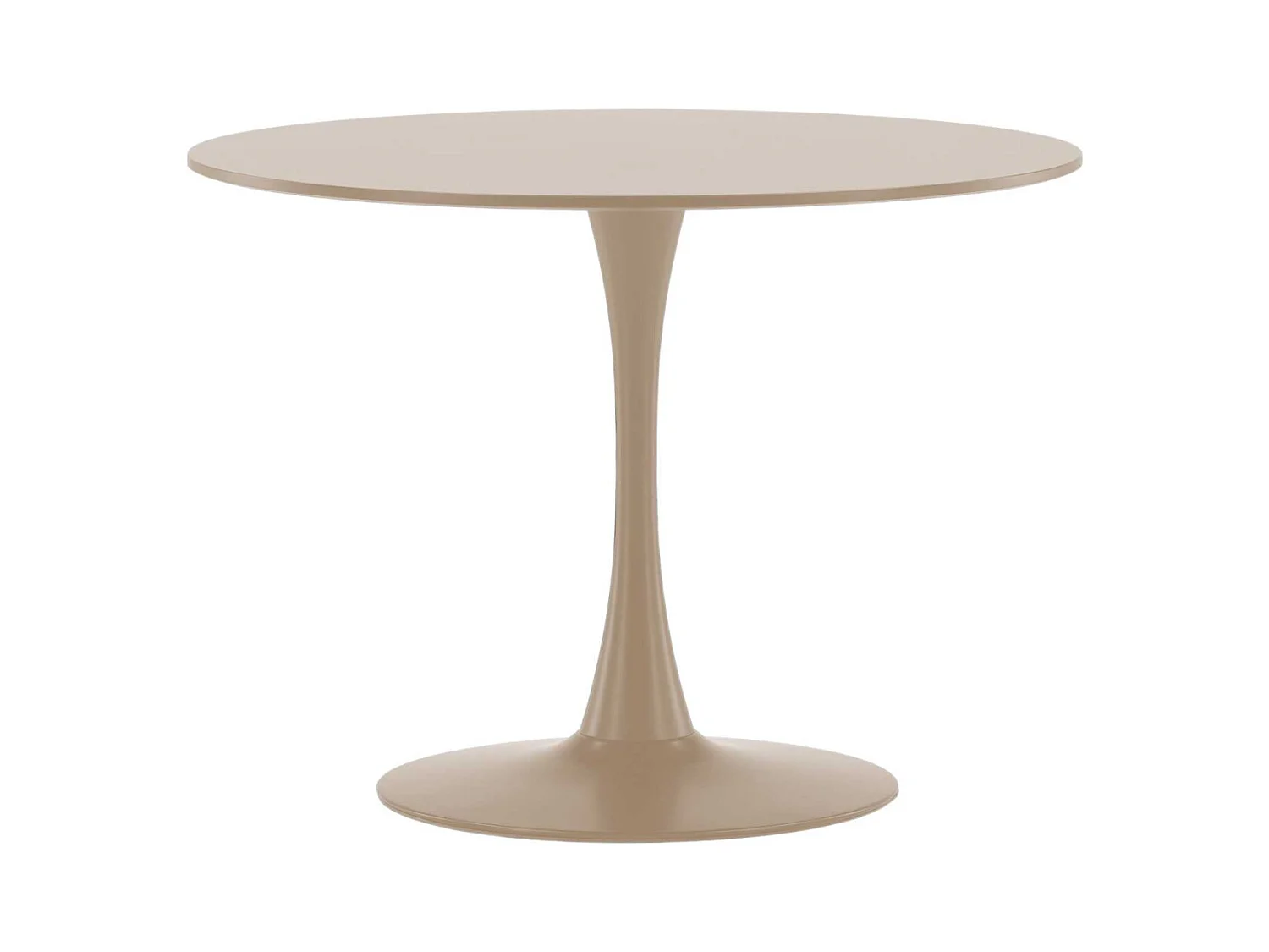 Table repas en métal et MDF Glade 100 x 75 cm