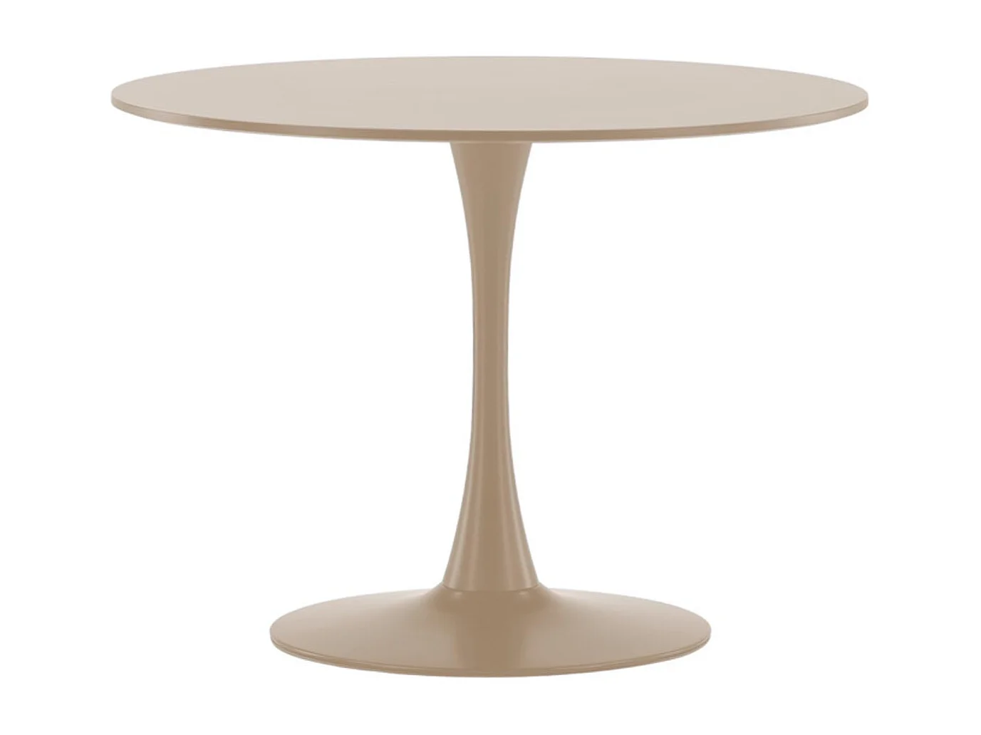 Table à Manger Ronde "Glade" 100cm Beige