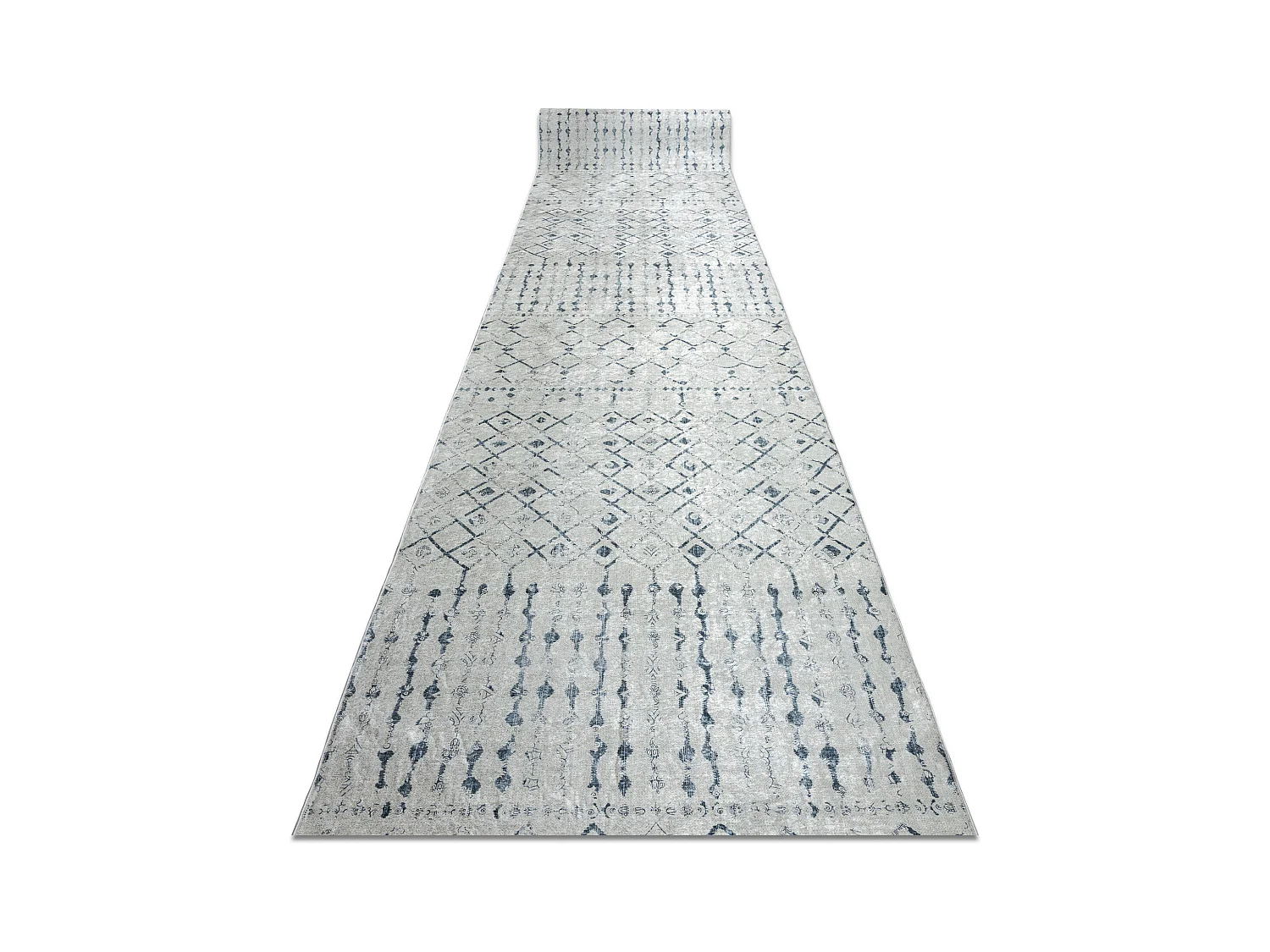 TAPIS DE COULOIR antidérapant LOTUS OASIS 43570 Boho beige lavable 120x1200 cm