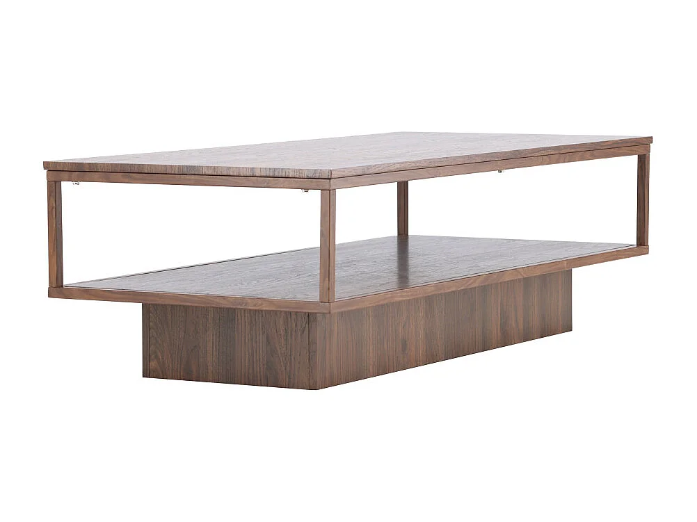 Table Basse Design "Maglehem" 130cm Marron