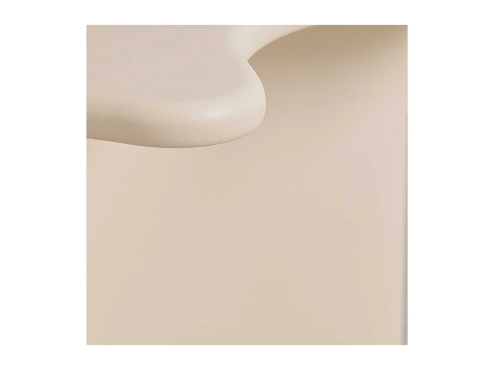 Table Basse Design "Flower" 116cm Beige