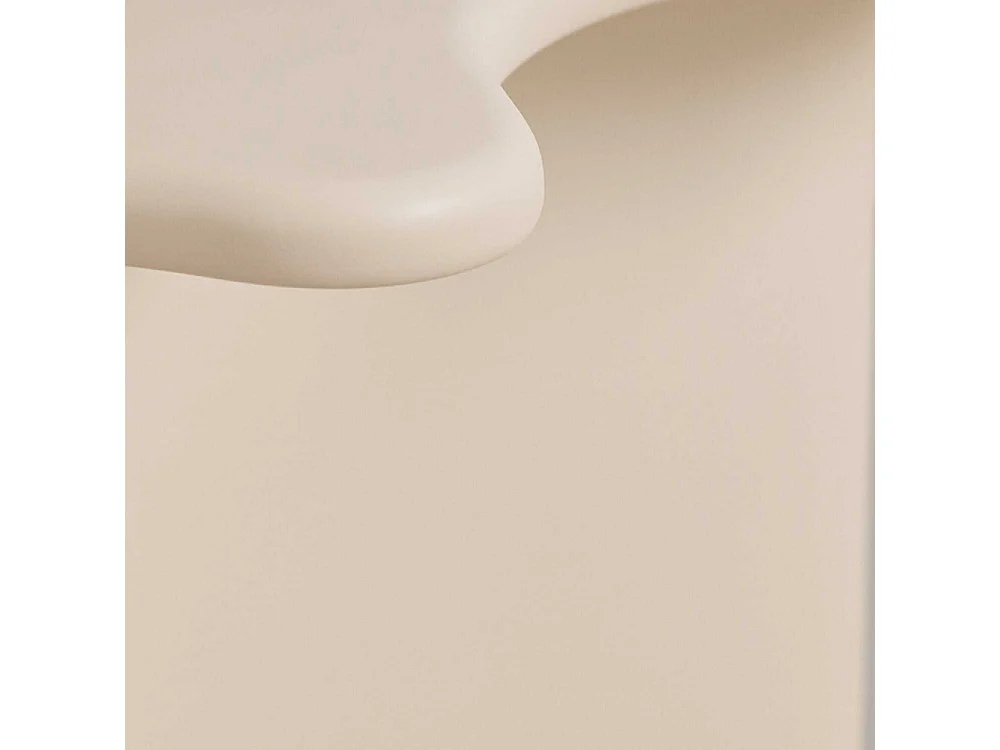 Table Basse Design "Flower" 116cm Beige