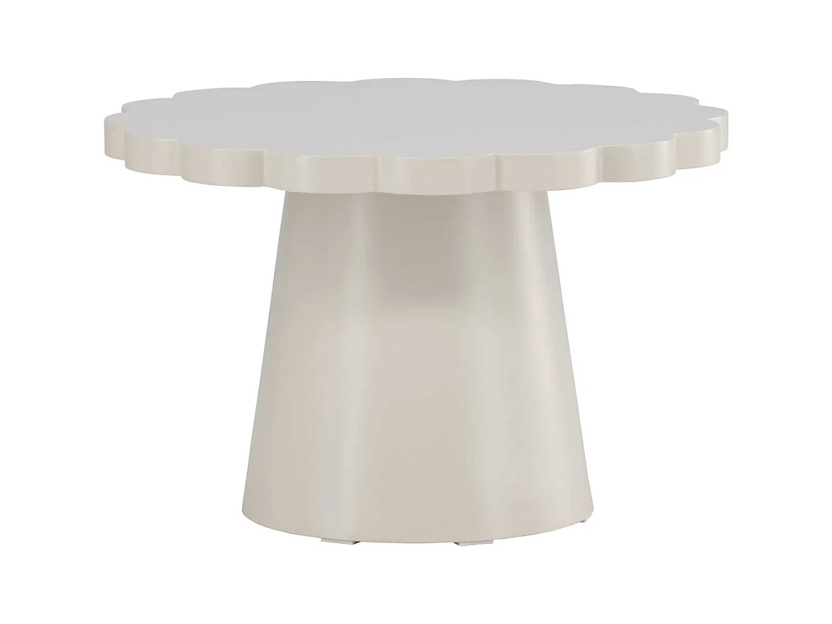 Table Basse Design "Krull" 70cm Beige