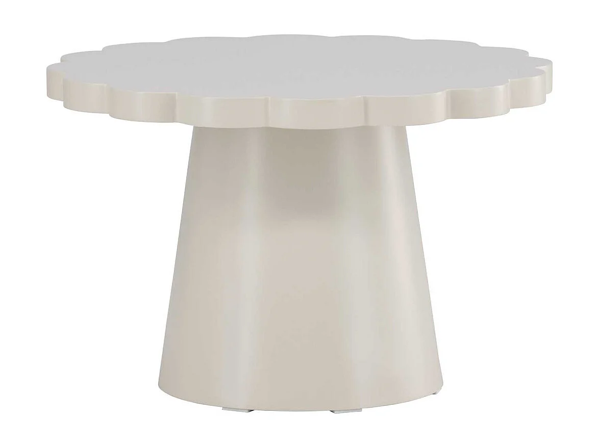 Table Basse Design "Krull" 70cm Beige