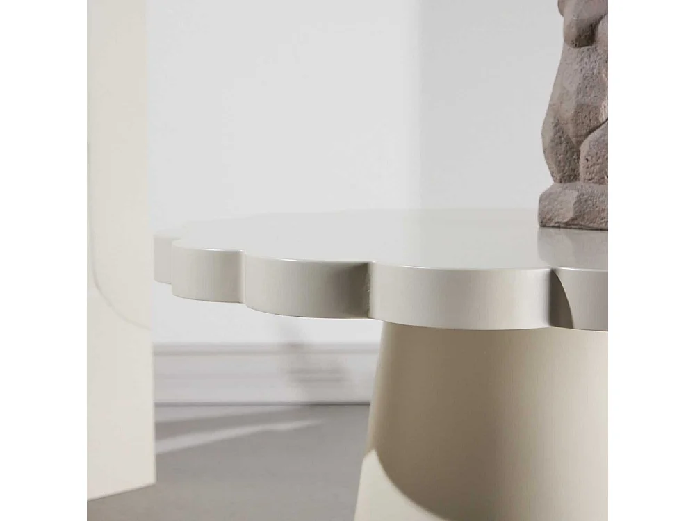 Table Basse Design "Krull" 70cm Beige