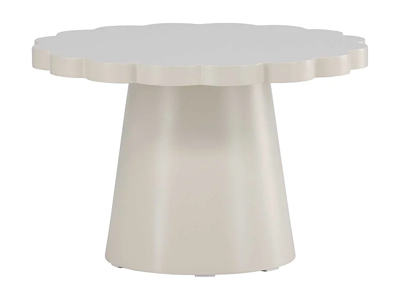 Table Basse Design "Krull" 70cm Beige