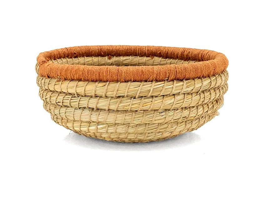 Série de 3 Corbeilles Rondes en Jute et Jonc Naturel | Aubry Gaspard