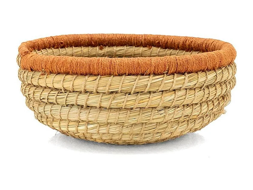 Série de 3 Corbeilles Rondes en Jute et Jonc Naturel | Aubry Gaspard