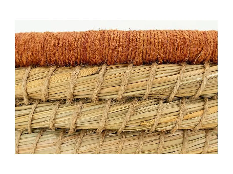 Série de 3 Corbeilles Rondes en Jute et Jonc Naturel | Aubry Gaspard