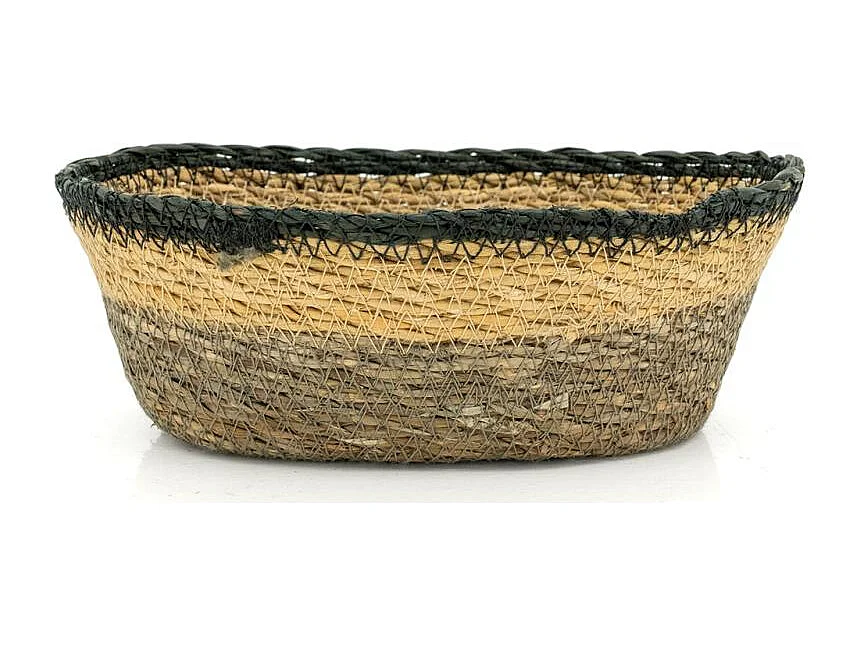 Série de 3 Corbeilles Ovales en Jonc Naturel | Aubry Gaspard