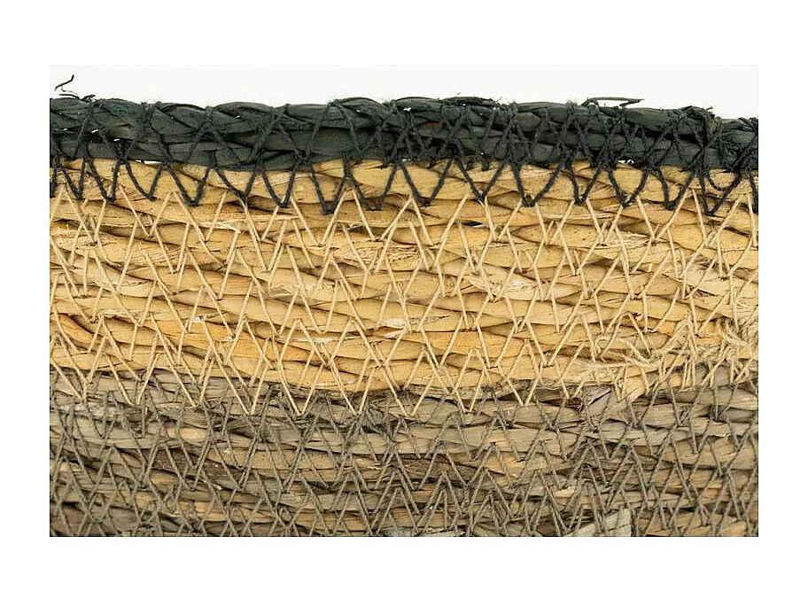 Série de 3 Corbeilles Ovales en Jonc Naturel | Aubry Gaspard