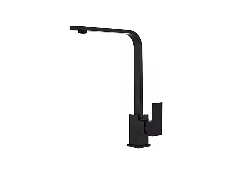 Robinet de cuisine noir avec rotation à 360 degrés mitigeur monocommande gamme standard