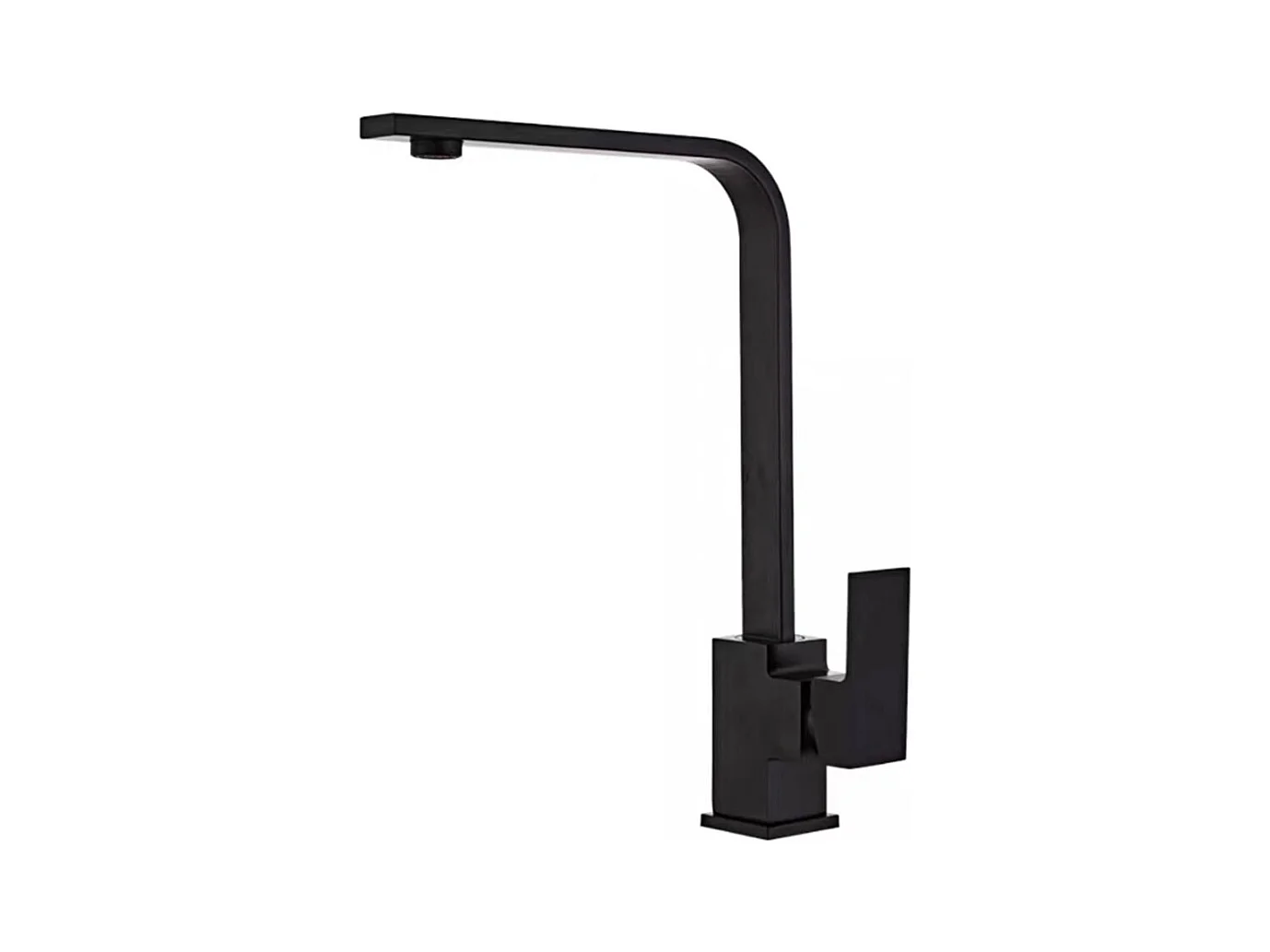 Robinet de cuisine noir avec rotation à 360 degrés mitigeur monocommande gamme standard