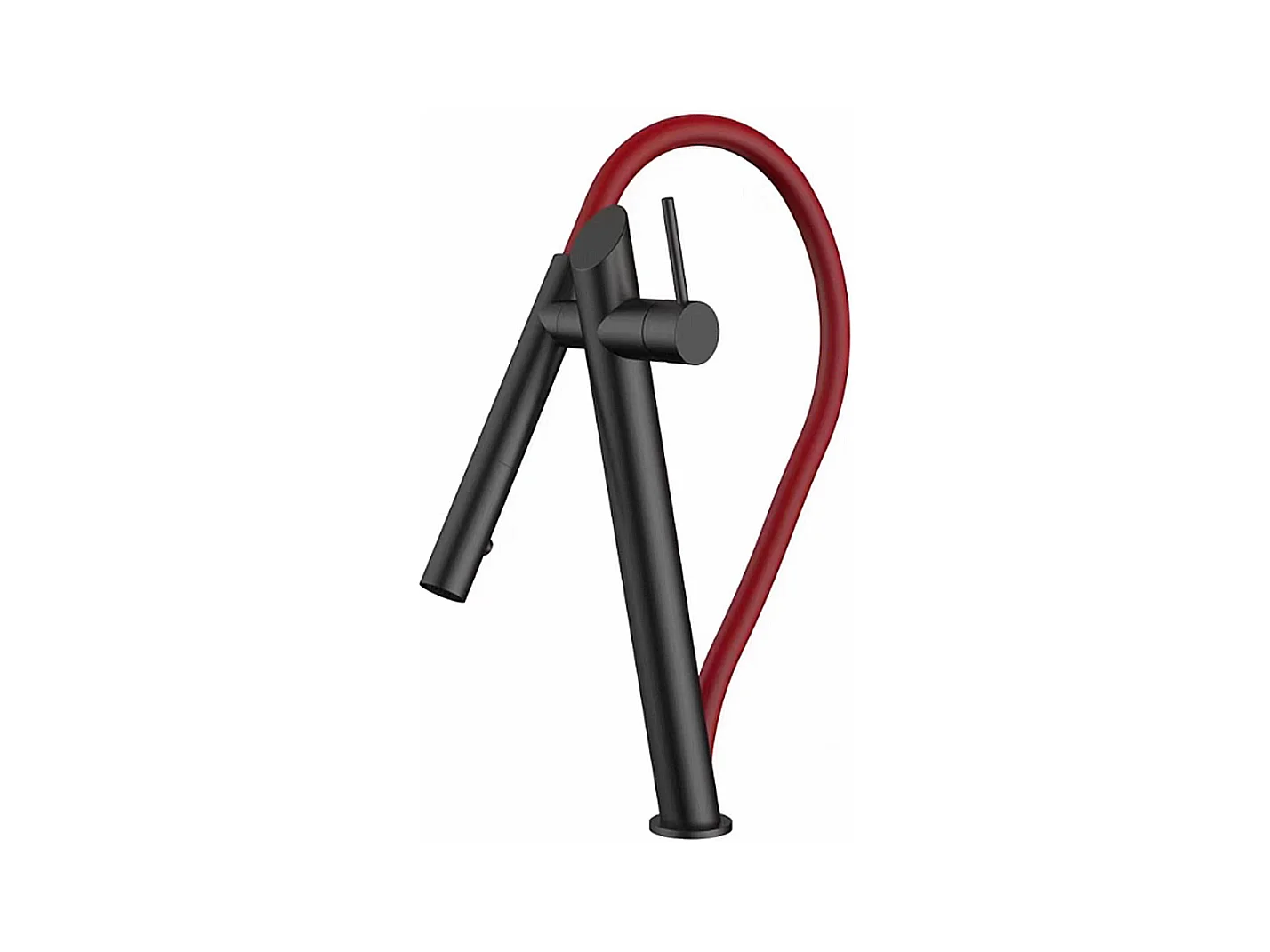 Robinet de cuisine de luxe en laiton Robinet d'évier de haut gamme Collection Style Moderne Avenir Rouge